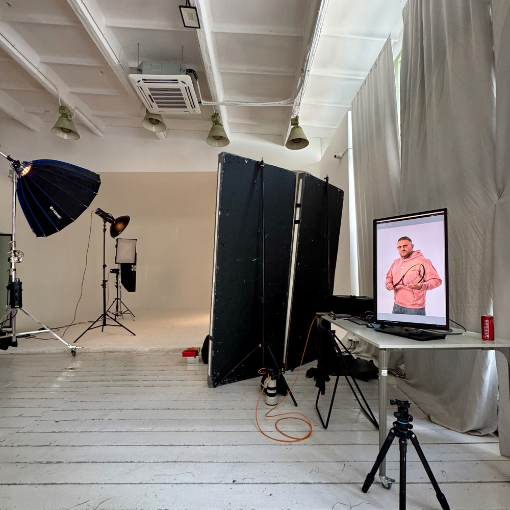 Kulisy sesji — Fotografia reklamowa LV BET x Kizo